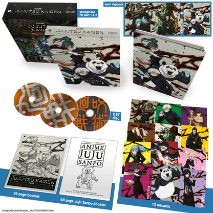 JUJUTSU KAISEN Season 1 Part 2 - Blu-ray Collector's Edition (with AllTheAnime.com exclusive storage box)